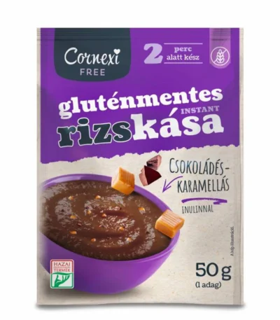 Cornexi csokis rizskása - gluténmentes laktózmentes és vegán instant reggeli