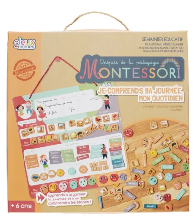 Montessori mágneses napi tervező naptár részlet – Megértem a napom