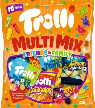 Trolli Multi Mix gluténmentes és laktózmentes gumicukor válogatás - Wells' Food⁠