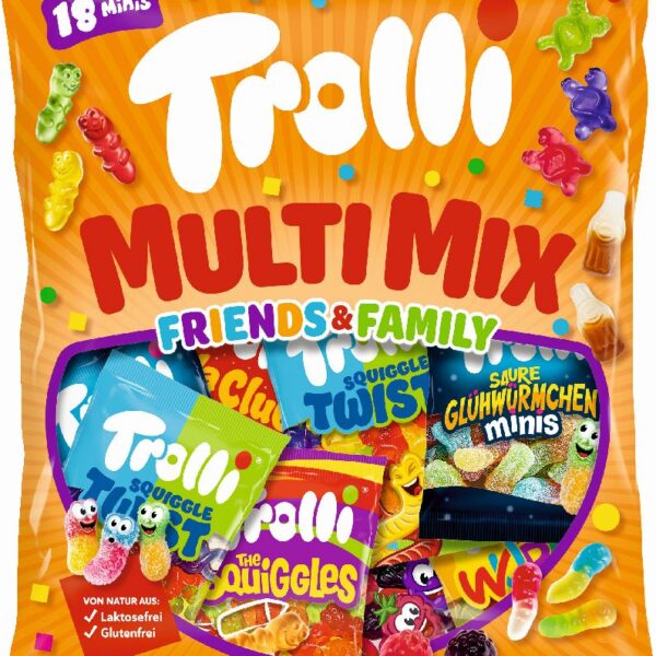 Trolli Multi Mix gluténmentes és laktózmentes gumicukor válogatás - Wells' Food⁠